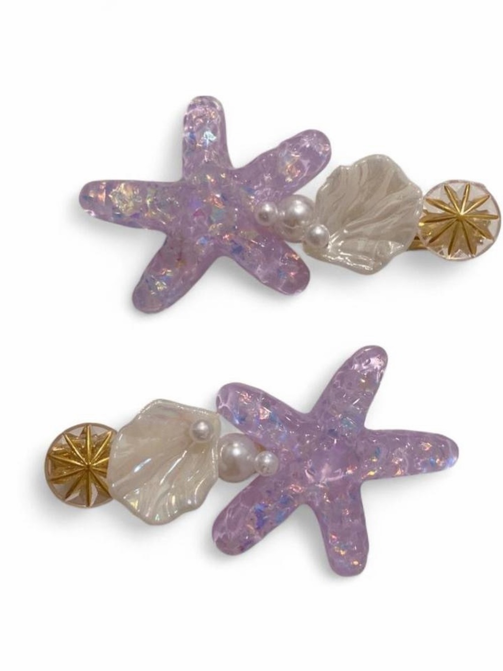 🎀3/$25🎀 Seashell Hair Clips - (2pcs)